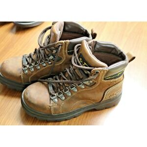 Ad Tec Pre Owned Size 6.5 Women's Oil Tanned Leather Steel Toes Work Boots